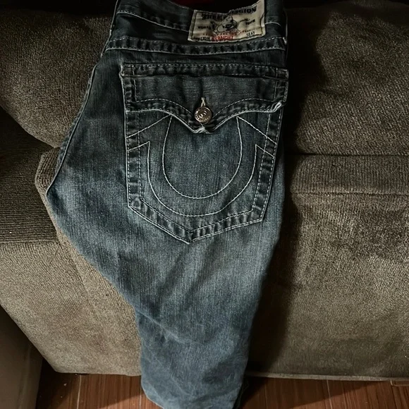 Selling grey trues have a red dot of paint